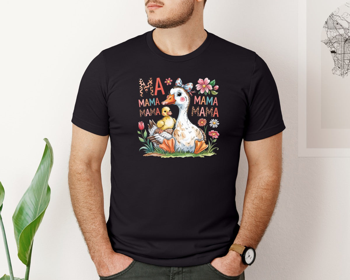 brand:Bella Canvas|color:Black|Wildflower Ma Mama Graphic T-Shirt