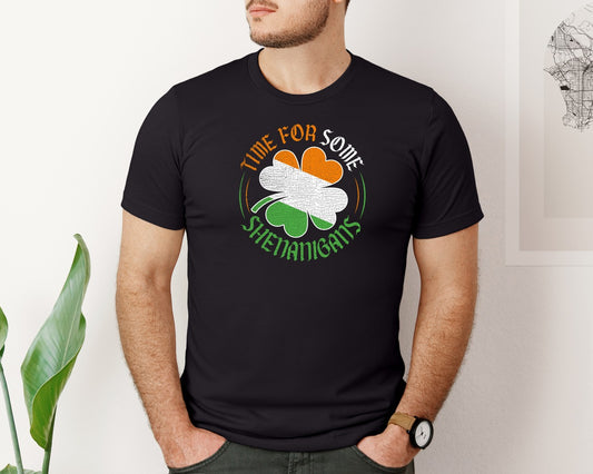 Patricks Day Time For Some Shenanigans Graphic T-Shirt