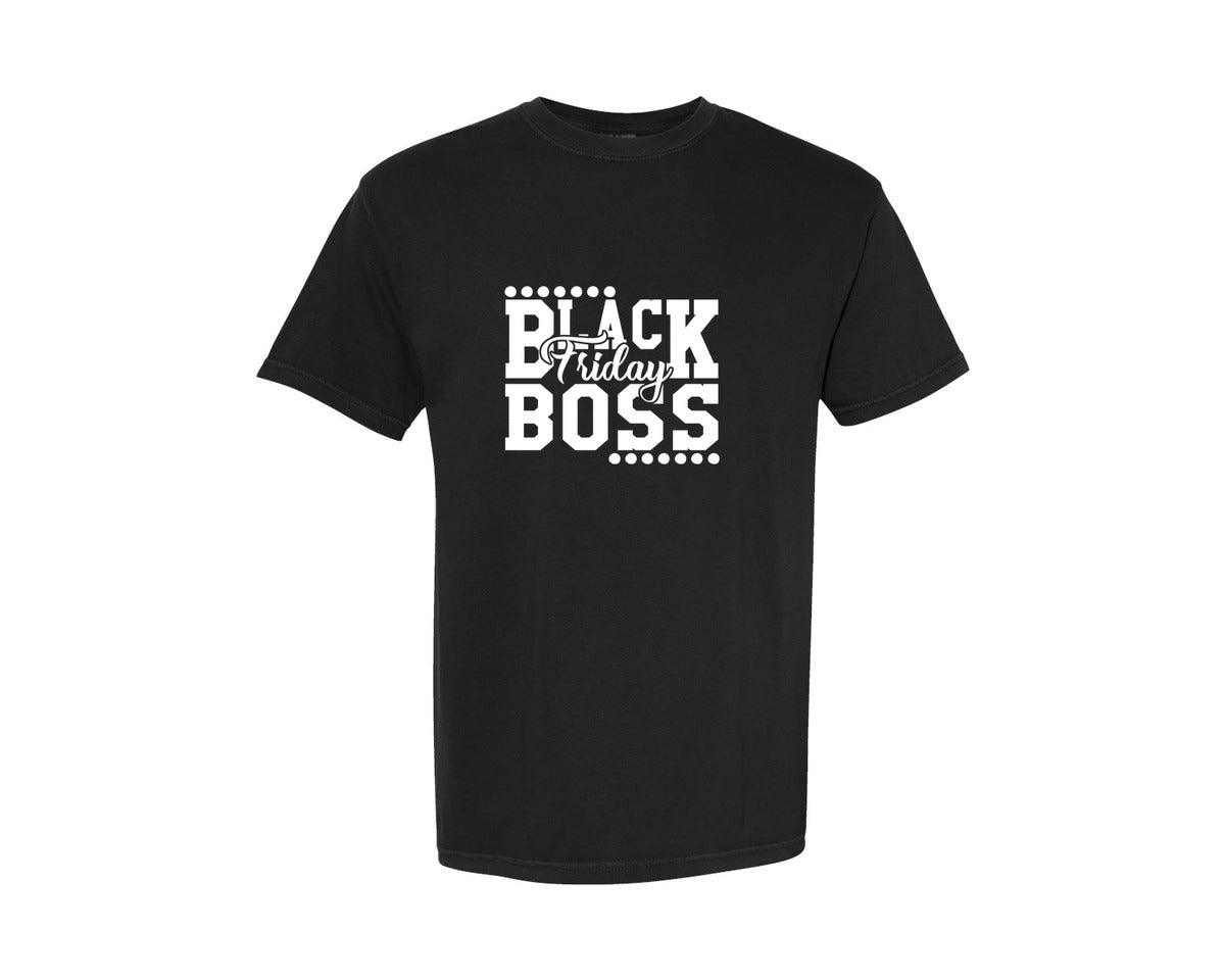 brand:Comfort Colors|color:Black|Black Friday Boss 42 Graphic T-Shirt