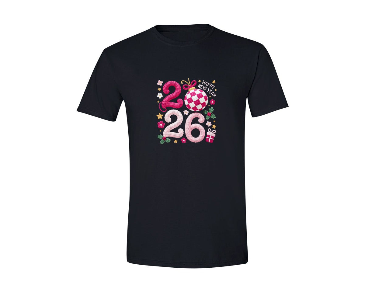 brand:Generic|color:Black|Happy New Year 2026 Crochet Yarn