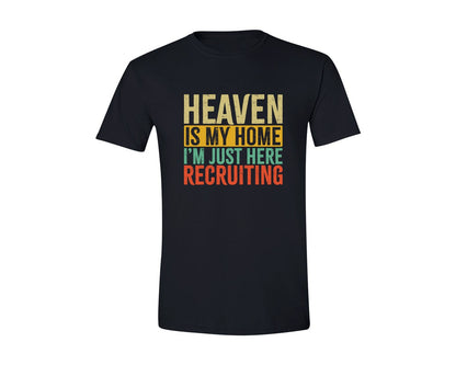 brand:Generic|color:Black|Heaven Is My Home Christian Religious 2 Graphic T-Shirt