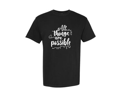 brand:Comfort Colors|color:Black|Religious 50 Quotes Graphic T-Shirt