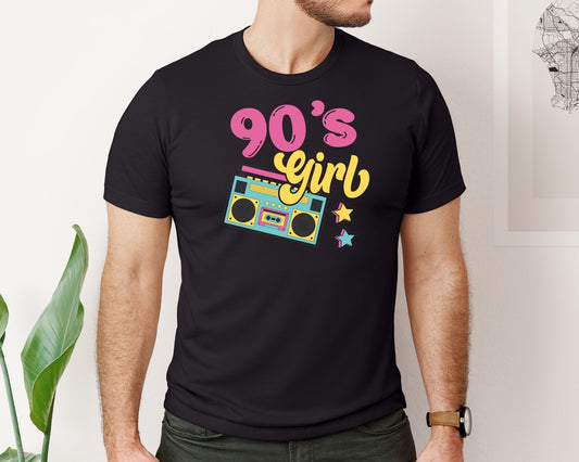 90S Party 90S Girl Party Vintage Graphic T-Shirt