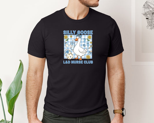 Silly Goose Ld Nurse Club Graphic T-Shirt