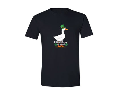 brand:Generic|color:Black|Silly Goose St Patricks Funniest Graphic T-Shirt