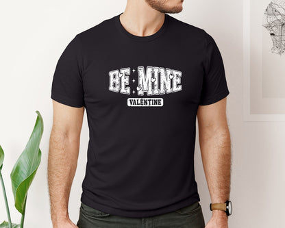brand:Bella Canvas|color:Black|Coquette Be Mine Valentine Shirt 2 Graphic T-Shirt