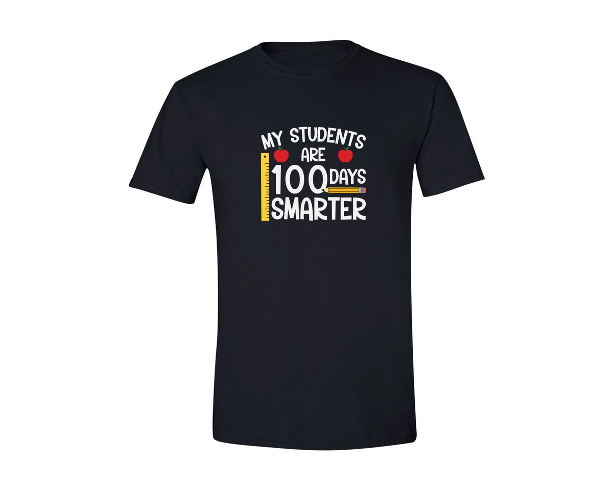 brand:Generic|color:Black|100Th Day Of School My Students Are 100 Graphic T-Shirt