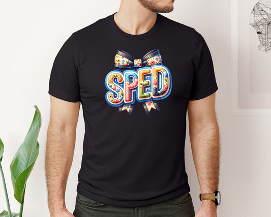 Sped School Chinoiserie Bow Graphic T-Shirt