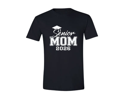 brand:Generic|color:Black|Senior Mom 2026 Class Of 2026 2 Graphic T-Shirt