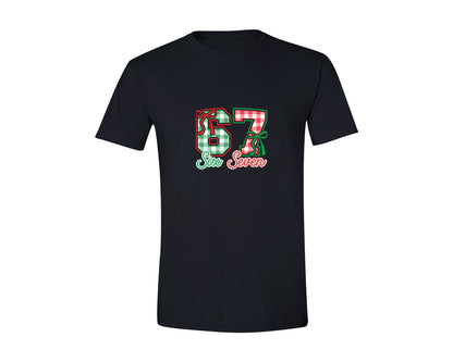 brand:Generic|color:Black|Six Seven Bow Svgfunny Christmas 67