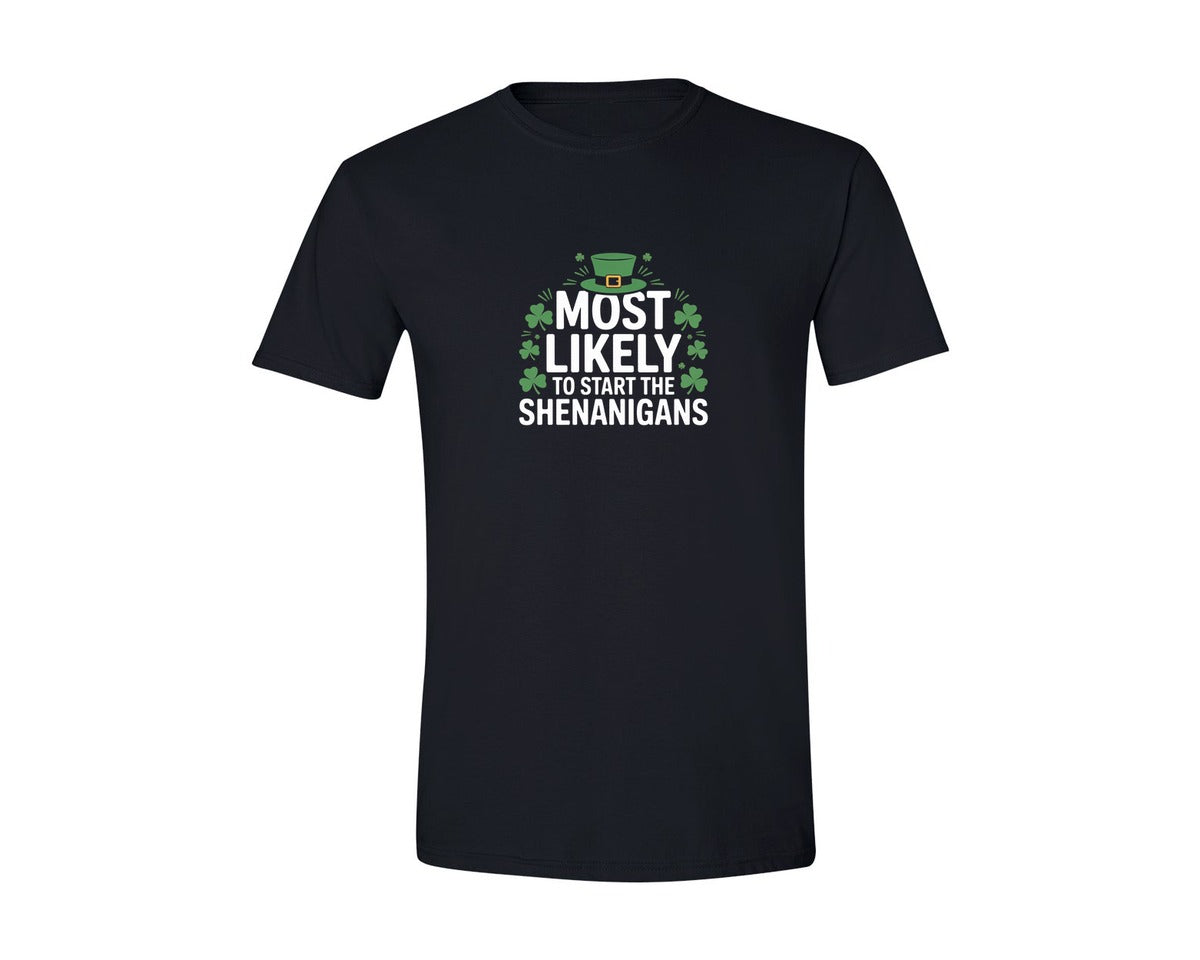 brand:Generic|color:Black|Funny St Patricks Day 3 Graphic T-Shirt