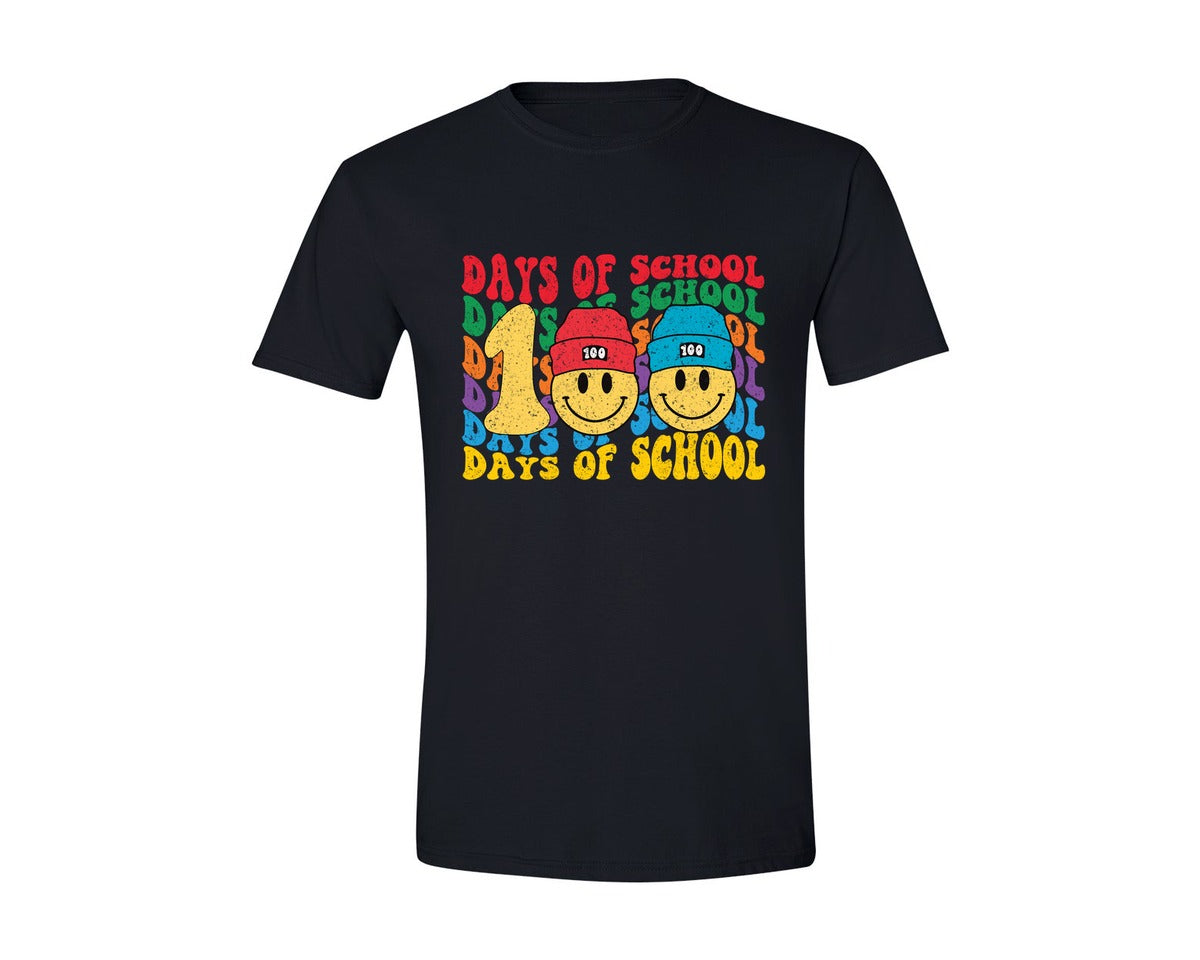 brand:Generic|color:Black|100 Days Of School Retro 100th Day