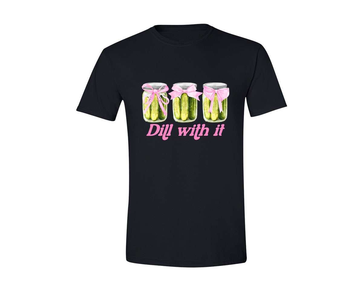 brand:Generic|color:Black|Coquette Dill With It Funny