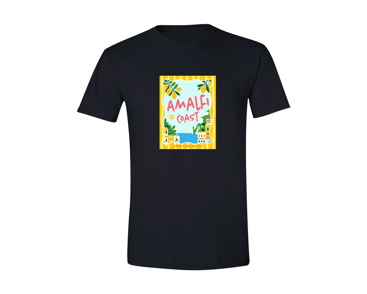 brand:Generic|color:Black|Summer Italy Amalfi Coast Trip Retro