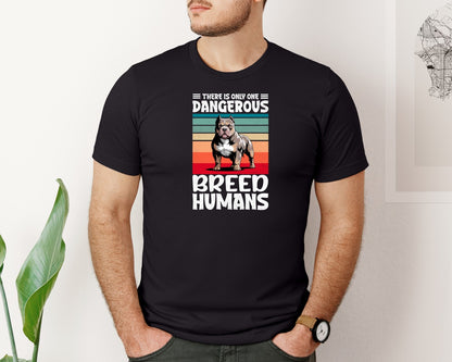 brand:Bella Canvas|color:Black|Pitbull Dog T Shirt Design Graphic T-Shirt