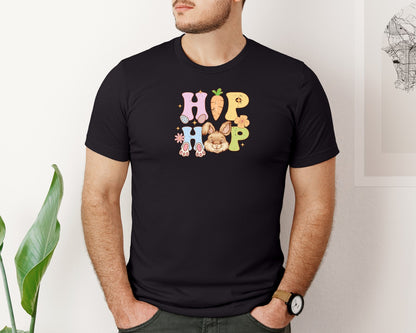 brand:Bella Canvas|color:Black|Hip Hop Easter Retro T Shirt Design Graphic T-Shirt