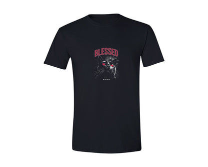 brand:Generic|color:Black|Blessed Cat Retro Streetwear Vintage