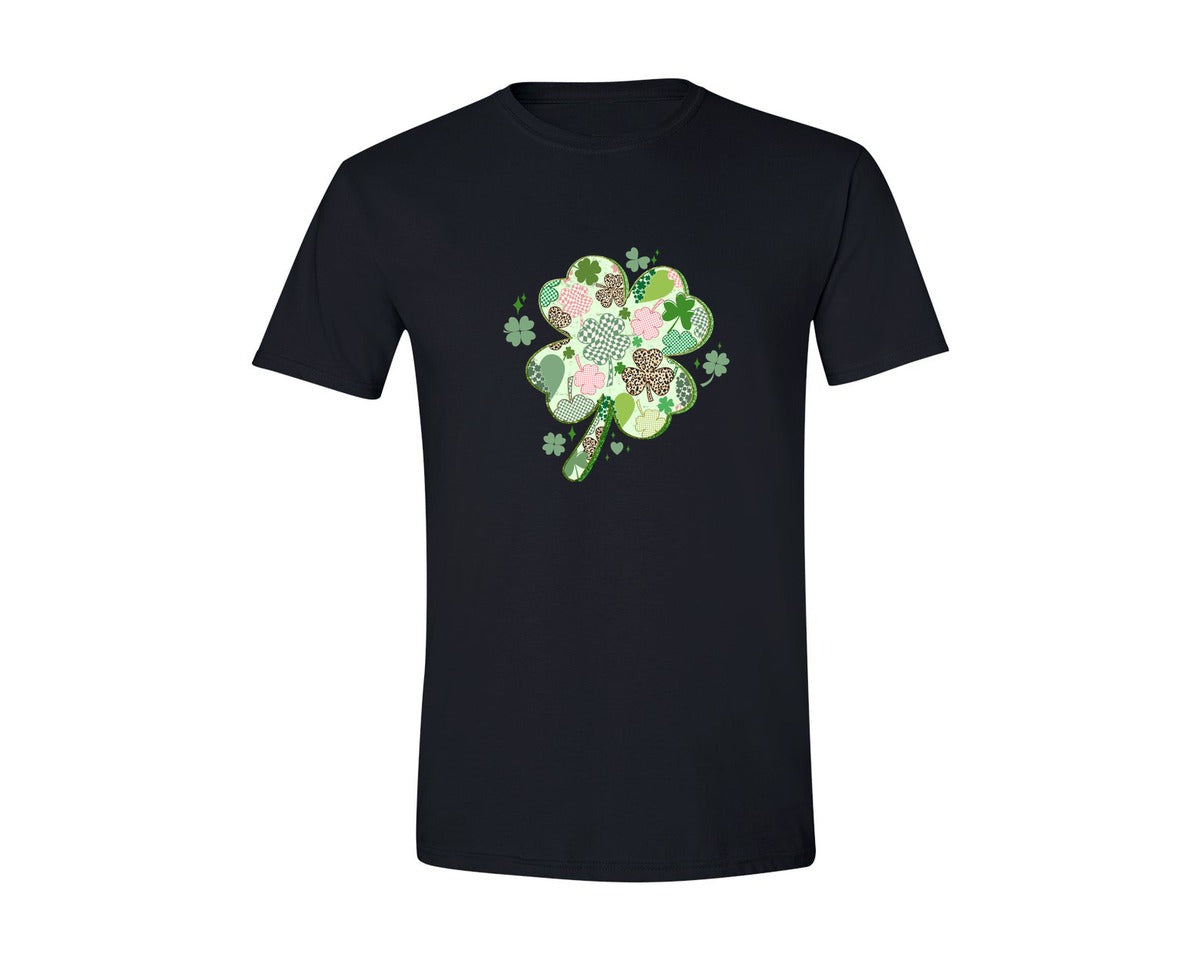 brand:Generic|color:Black|St Patricks Day Lucky Shamrock Checkered
