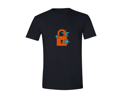 brand:Generic|color:Black|Glitter Showgirl Lock Showgirl Graphic T-Shirt