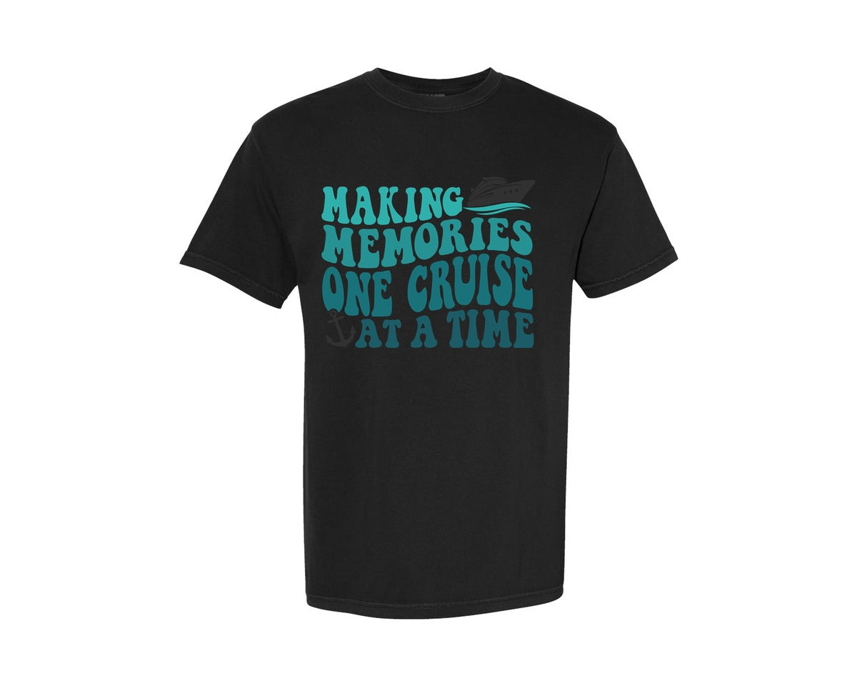 brand:Comfort Colors|color:Black|Cruise Funny Family Vacation Trip Graphic T-Shirt