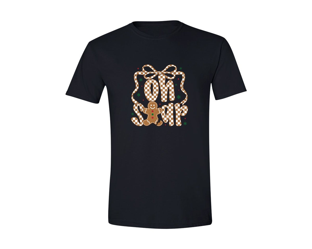 brand:Generic|color:Black|Oh Snap Gingerbread Coquette Christmas