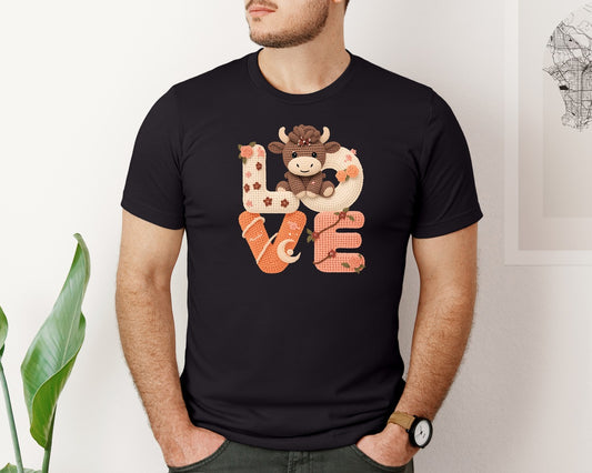 Highland Cow Valentines Day 2 Graphic T-Shirt