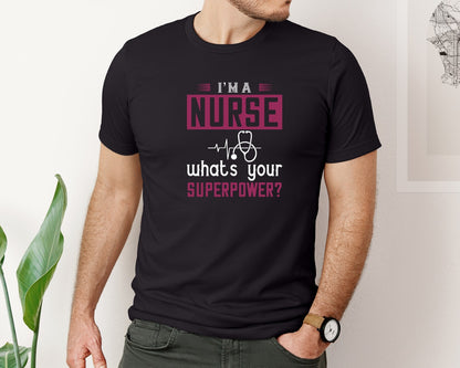 brand:Bella Canvas|color:Black|Funny Nurse Quotes T Shirt File Graphic T-Shirt