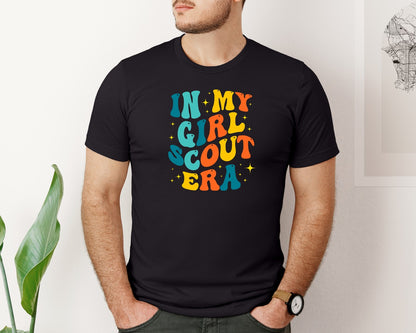 brand:Bella Canvas|color:Black|In My Girl Scout Era Graphic T-Shirt
