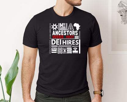 brand:Bella Canvas|color:Black|Black History Graphic Design Graphic T-Shirt