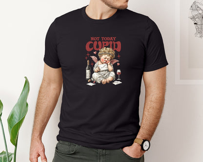 brand:Bella Canvas|color:Black|Funny Valentines Day Graphic T-Shirt