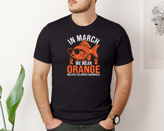 In March We Wear Orange Graphic T-Shirt