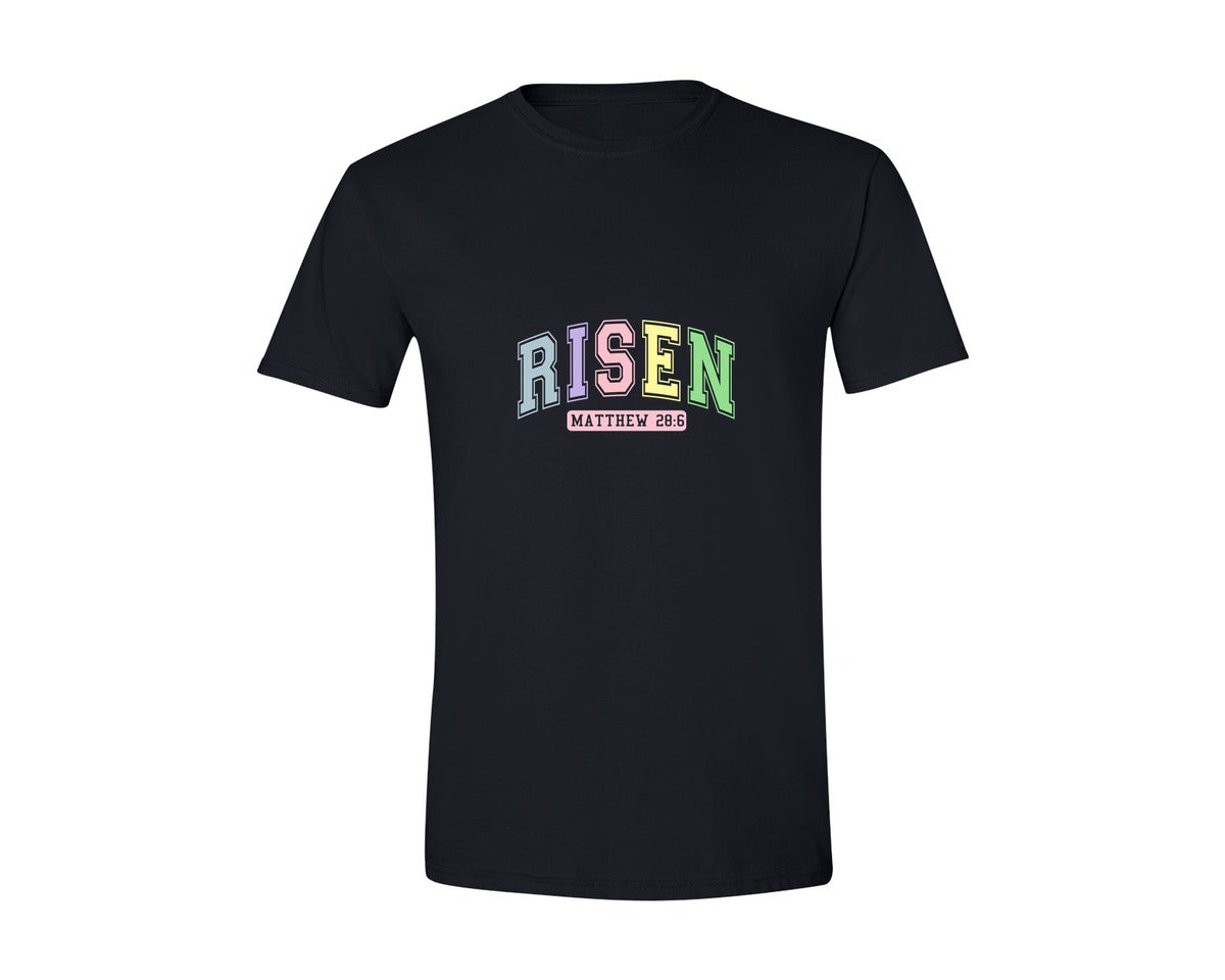 brand:Generic|color:Black|Easter Christian Svgeaster Jesus Graphic T-Shirt