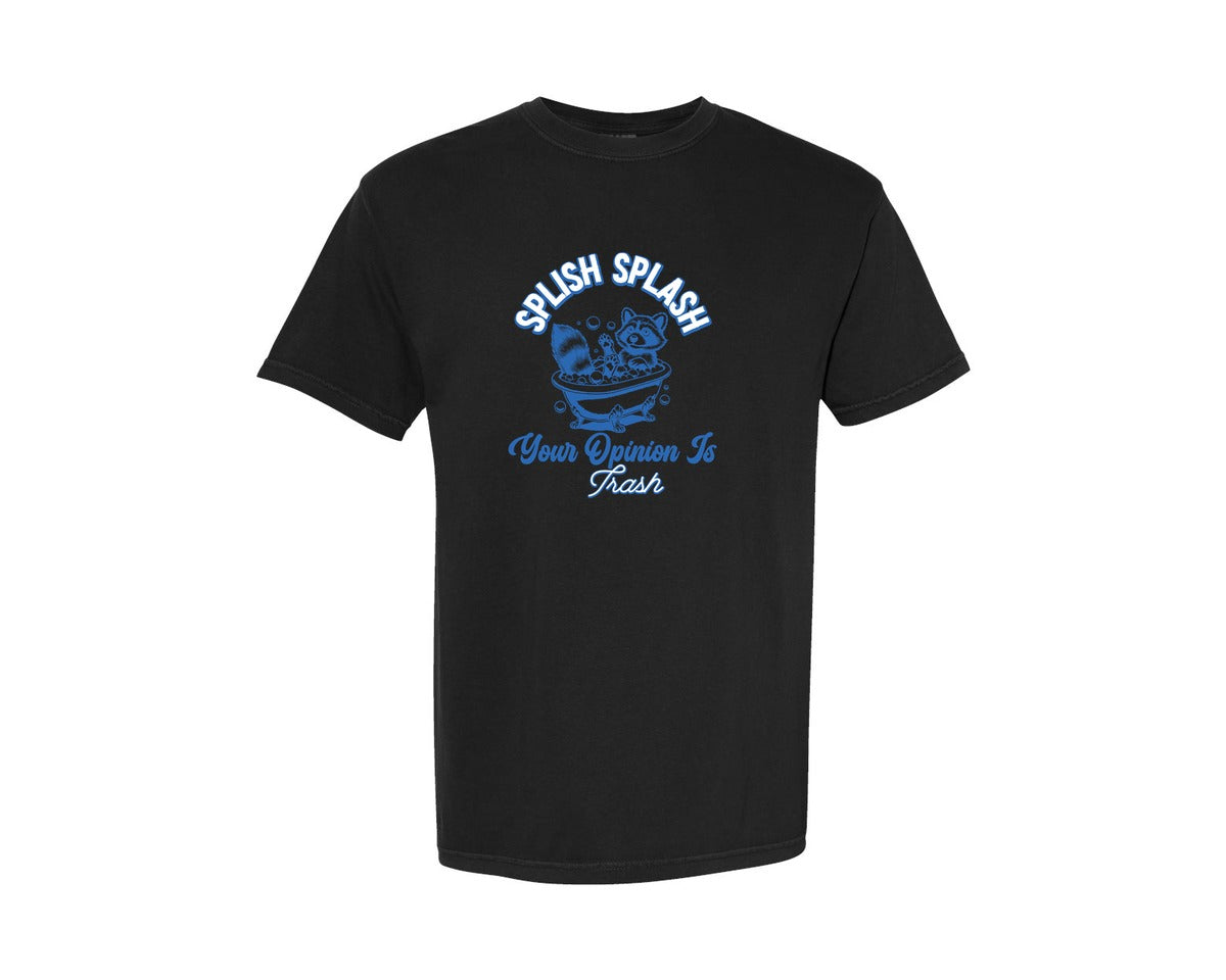 brand:Comfort Colors|color:Black|Funny Raccoon Pngferal Girl Summer Graphic T-Shirt