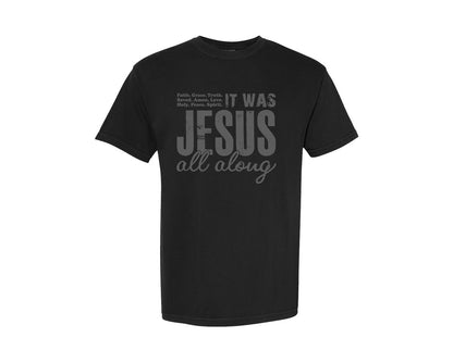 brand:Comfort Colors|color:Black|Bible Verse Faith Religious Graphic T-Shirt