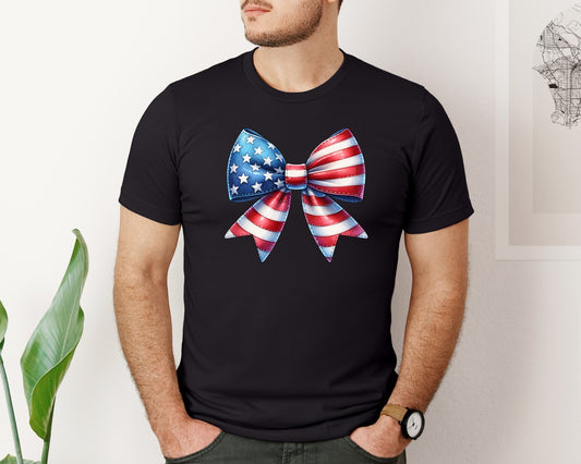Coquette Usa American Bow Graphic T-Shirt