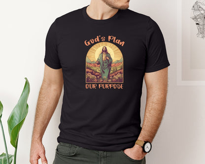 brand:Bella Canvas|color:Black|Jesus Designs Graphic T-Shirt
