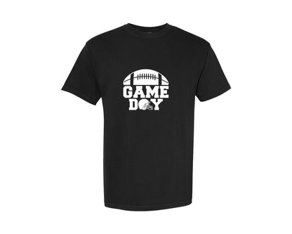 brand:Comfort Colors|color:Black|Game Day Super Bowl Design Graphic T-Shirt