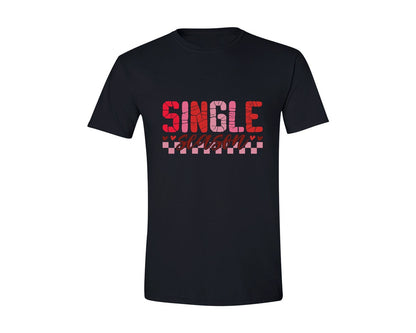 brand:Generic|color:Black|Single Season Valentines Valen Graphic T-Shirt