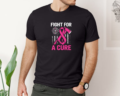 brand:Bella Canvas|color:Black|Firefighter Awareness Tshirt Graphic T-Shirt