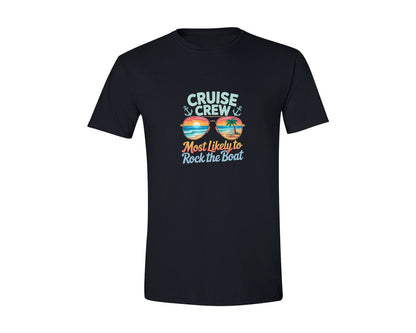 brand:Generic|color:Black|Cruise Crew Travel Adventure Shirt Graphic T-Shirt