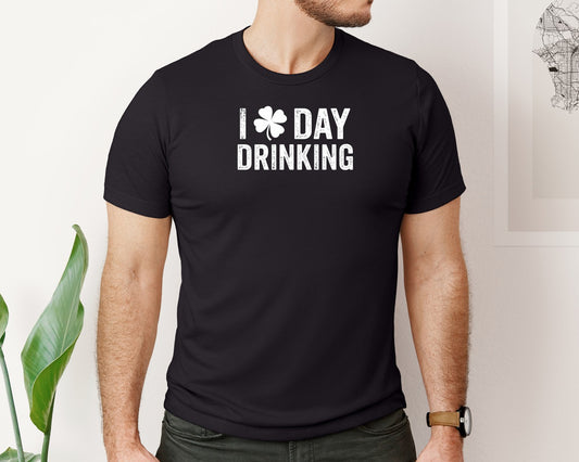 I Shamrock Day Drinking Graphic T-Shirt