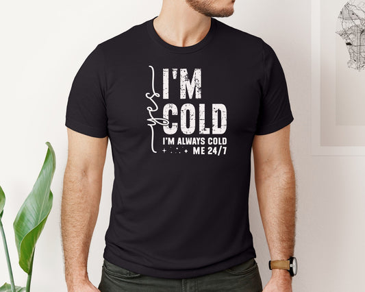 Yes Im Cold Winter Christmas Graphic T-Shirt