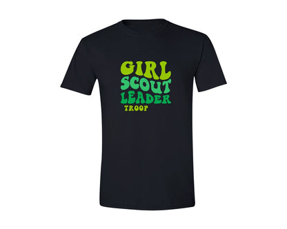 brand:Generic|color:Black|Girl Scout Leader Girl Scout Leader Graphic T-Shirt