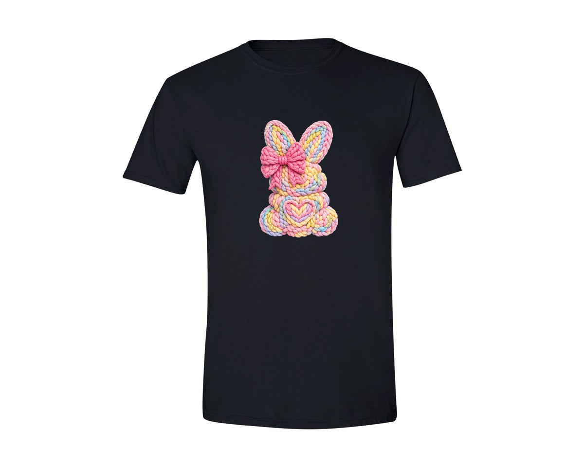 brand:Generic|color:Black|Faux Crochet Easter Bunny Coqutte Sublim