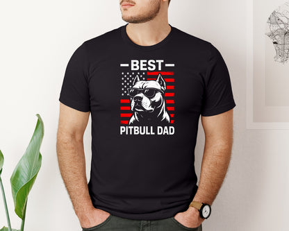 brand:Bella Canvas|color:Black|Best Pitbull Terrier T Shirt Graphic T-Shirt