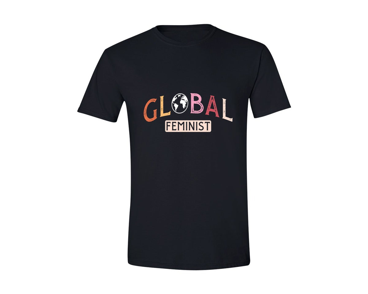 brand:Generic|color:Black|Global Feminist Equality Empowerment Graphic T-Shirt