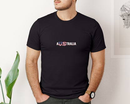 brand:Bella Canvas|color:Black|Australia Day T Shirts 3 Graphic T-Shirt