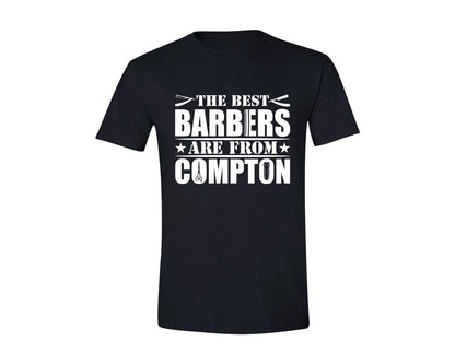 brand:Generic|color:Black|The Best Barber Are From Compton Tshirt Graphic T-Shirt