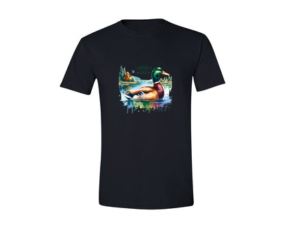 brand:Generic|color:Black|Southern Boy Mallard Duck Hunting Graphic T-Shirt