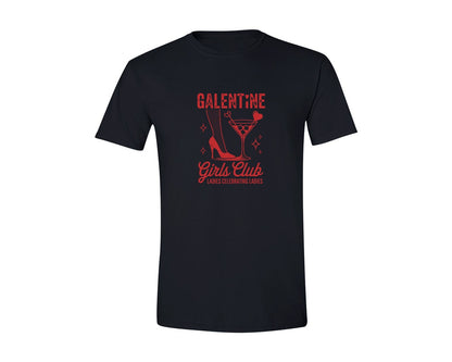brand:Generic|color:Black|Valentines Day Galentine T Shirt Graphic T-Shirt